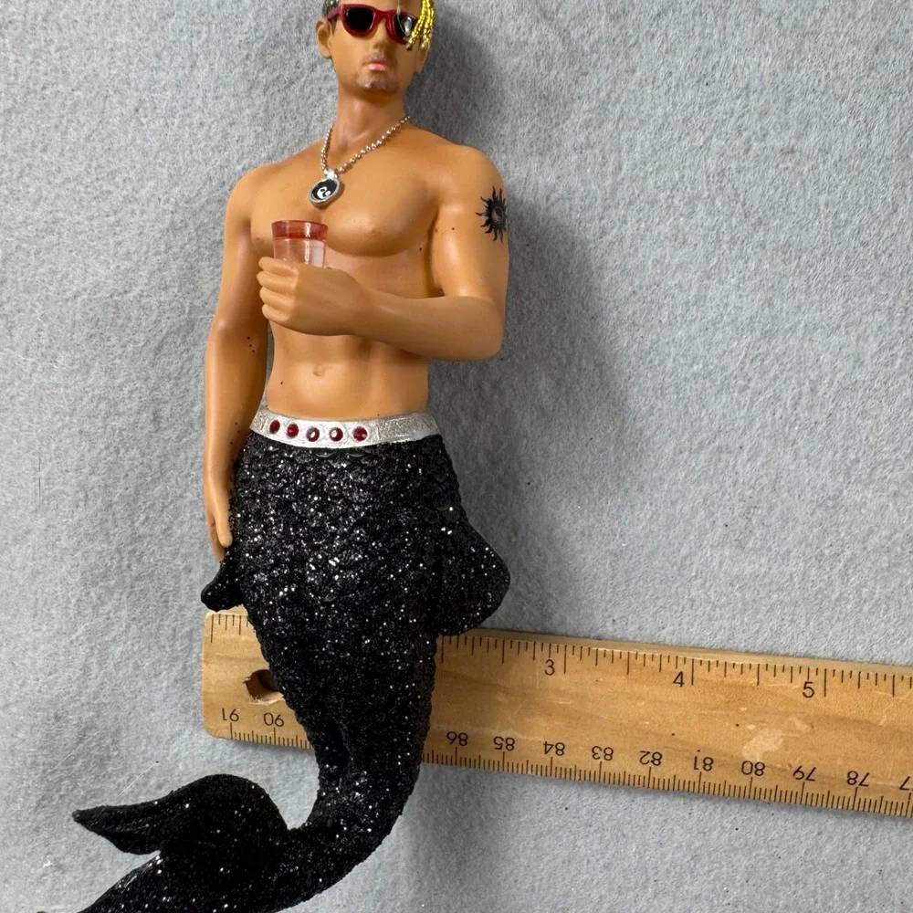 December Diamonds 2014 Yin and Yang Merman Retired Ornament 55-90843 w/Box